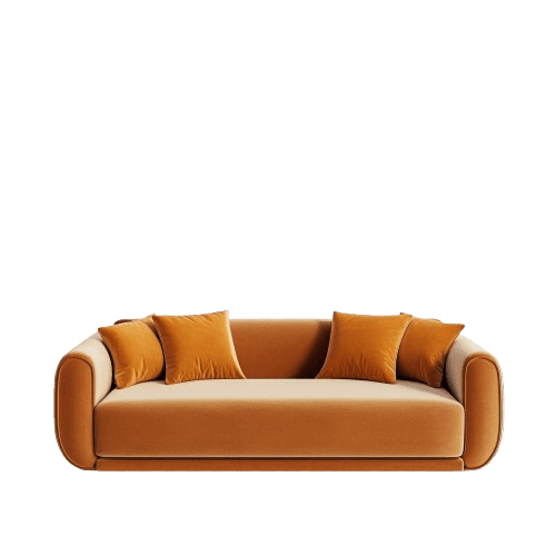 Velvet Elegance Sofa